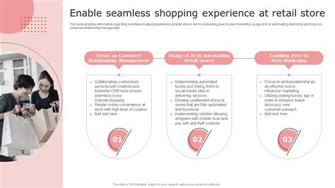 Enable Seamless Shopping Experience At Retail Store Retail Store