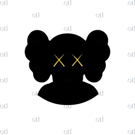 Kaws Svg Png Vector Cutting File For Cricut Silhouette Kaws Etsy