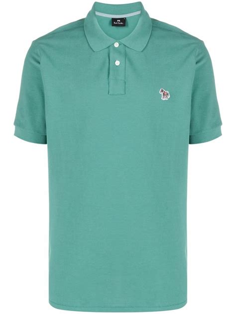 Ps Paul Smith Logo Cotton Polo Shirt Ps By Paul Smith