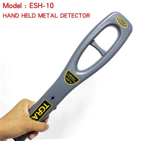 Terascan Portable Hand Held Metal Detector Security Alarm Vibrate Scanner Esh 10 Personal Metal