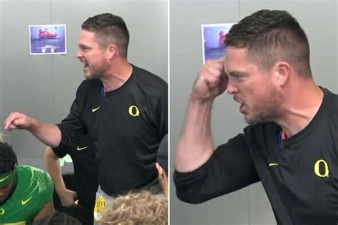 Oregon coach shows what he thinks of Colorado in locker room speech ...