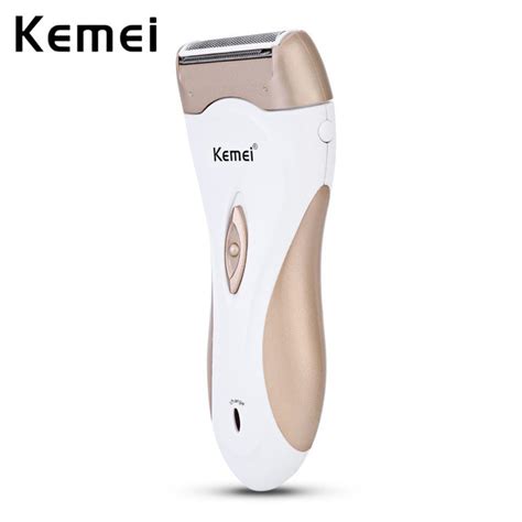 Kemei USB Rechargeable Epilator Women Electric Hair Remover Female