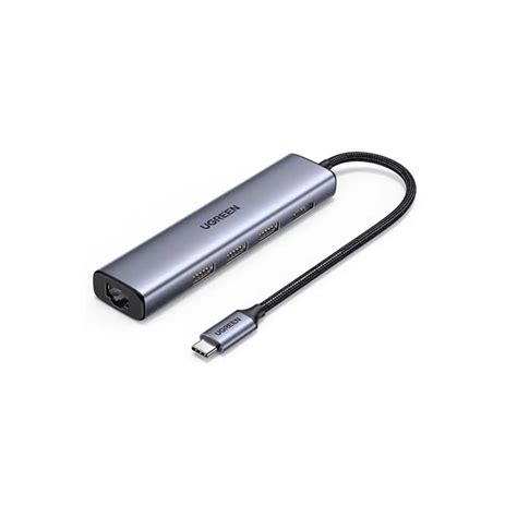 Ripley ADAPTADOR 5 EN 1 USB C 3 USB 3 0 5GBPS HDMI Y RJ45 UGREEN