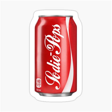 Sodie Pops Soda Can Sticker For Sale By Theranchco Redbubble