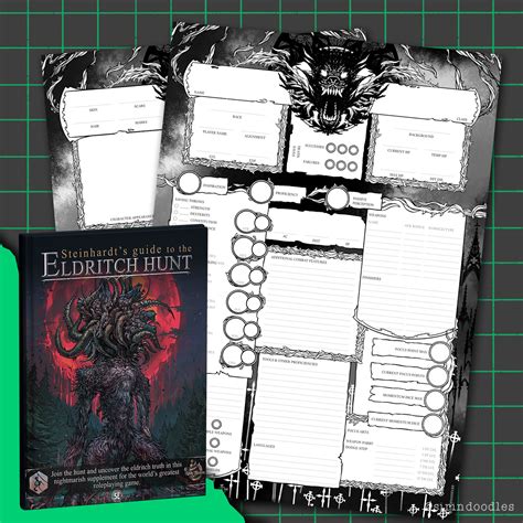 Artstation Dandd Character Sheet For Steinhardts Guide To The Eldritch