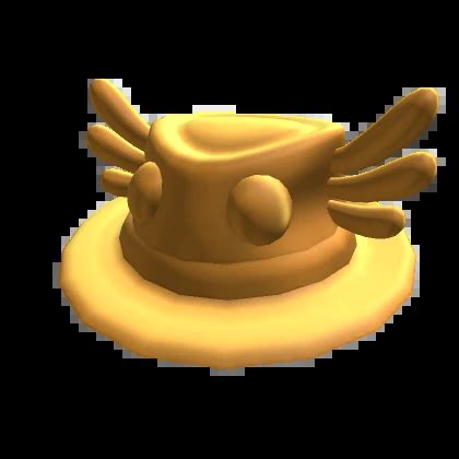 Golden Axolotl Fedora Roblox Item Rolimon S