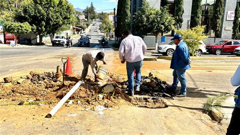 Atienden Fuga De Agua En La Zona Norte De La Capital Acierta