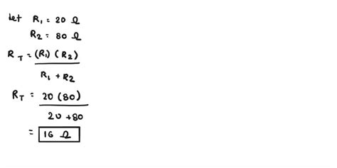 Solved Calculate The Total Resistance Rt As Measured Between Terminals