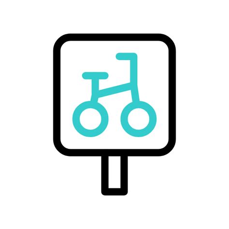 Bike Parking Animated Icon Free Signaling Animated Icon