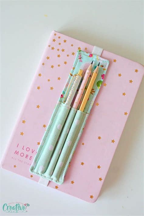 How to Sew a DIY Pen Holder for Notebook - Easy Peasy Creative Ideas