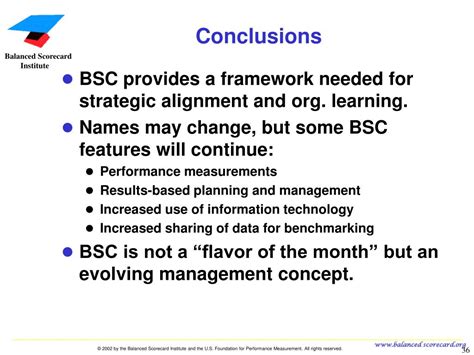 Ppt Paul Arveson And Howard Rohm Balanced Scorecard Institute