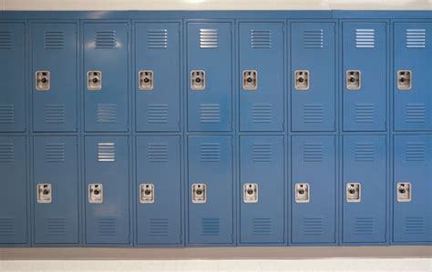 Blue School Lockers