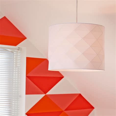 Colours Chrysta White Origami Light Shade D40cm Departments Diy