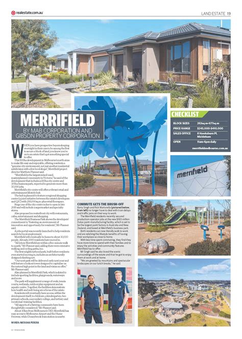 Merrifield feature in Herald Sun Home Living! | Merrifield Melbourne