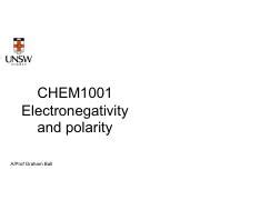 Understanding Electronegativity And Bond Polarity In Chemistry Course