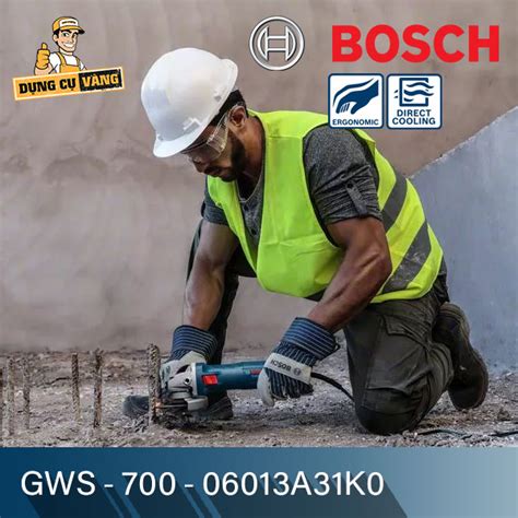 Máy mài góc 100mm Bosch GWS 700 - Siêu thị Dụng Cụ Vàng