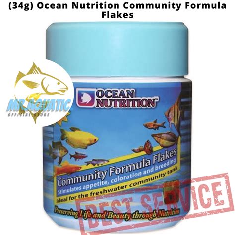 Ocean Nutrition Community Formula Flakes For Aquarium Fish Food G