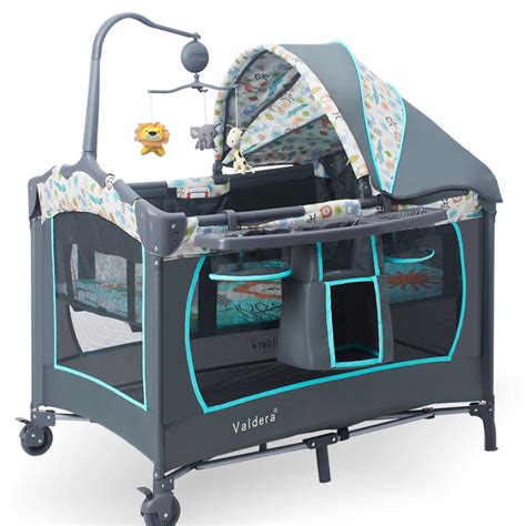 Valdera Game Bed Multifunction Portable Folding Baby Crib Playpen Baby