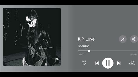 Faouzia Rip Love Audio Youtube