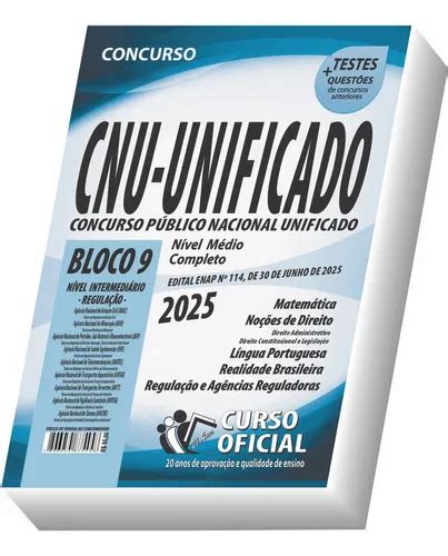 Apostila Cnu Bloco 9 - Apostila Cnu - Concurso Nacional Unificado - Bloco 9 - Regulação ...