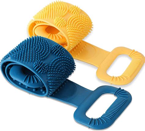 Amazon Pcs Silicone Back Scrubber For Shower Silicone Body