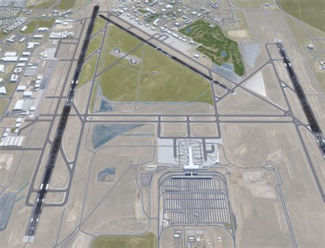 Colorado Springs Airport - 3D Model by 3dstudio