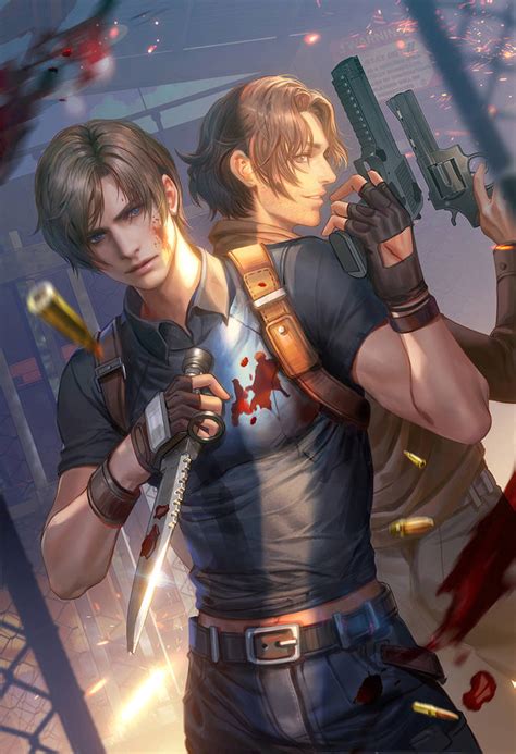 Resident Evil4 Leon And Luis By Jiuge On Deviantart