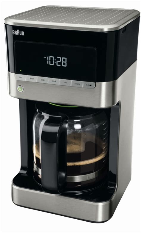 Braun Kaffeemaschine PurAroma 7 KF 7120 Edelstahl Schwarz Braun