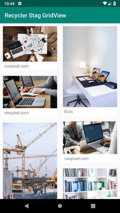 Create Android Staggered Gridview Using Recyclerview Trinitytuts