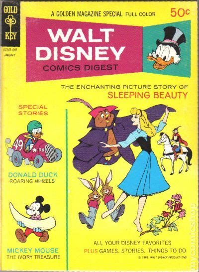 Walt Disney Comics Digest 1968 Gold Key Comic Books