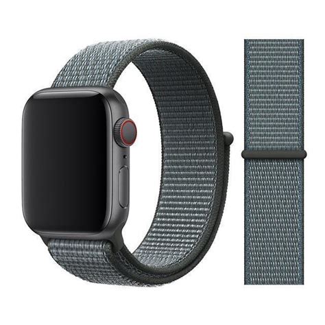 Apple Watch Nylon armband 42 44 45mm Grå Elgiganten Elgiganten