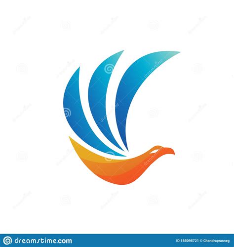 Bird Illustration Logo In Vector Stock Vector Illustration Of Falcon