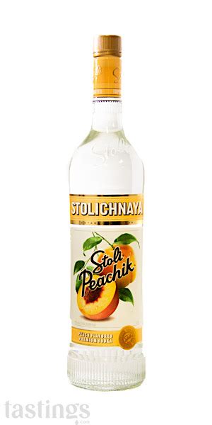 Stolichnaya Peachik Vodka Latvia Spirits Review Tastings