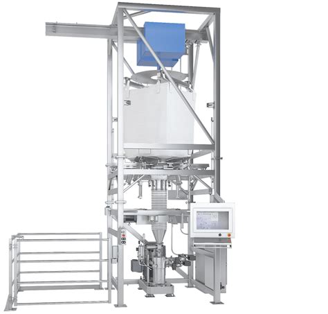 Bulk Bag Unloading Stationpaddles And Spout Clamp With Powder