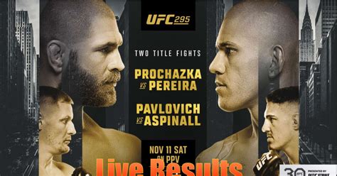 UFC 295 Live Results: Prochazka vs. Pereira - MMAWeekly.com | UFC and ...