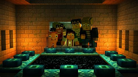 Minecraft Story Mode Episode 6 A Portal To Mystery скриншоты