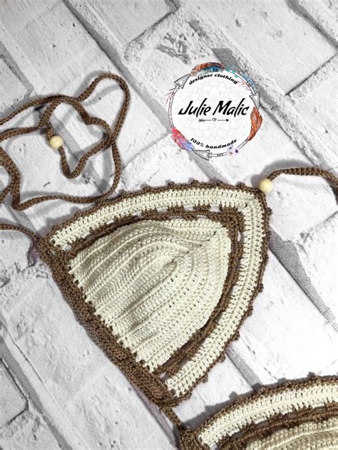 Beige Cheeky Bikini Set Julie Malic Shop