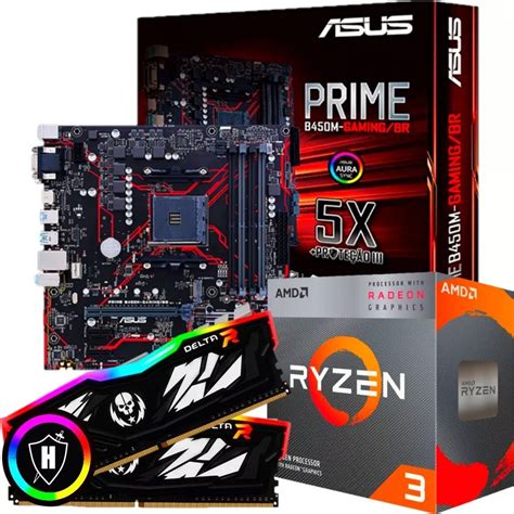 Kit Processador Ryzen 5 3400g Placa Asus Prime A320m K Mebuscar Brasil