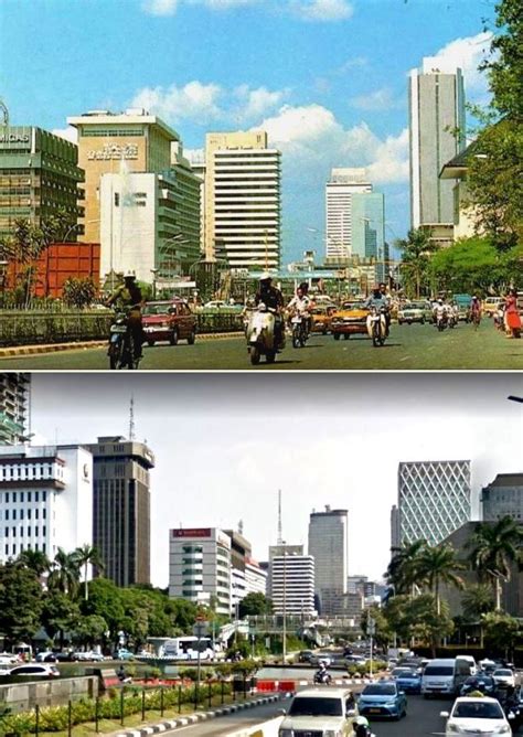 Jl Mh Thamrin Jakarta Indonesia An Foto Lama