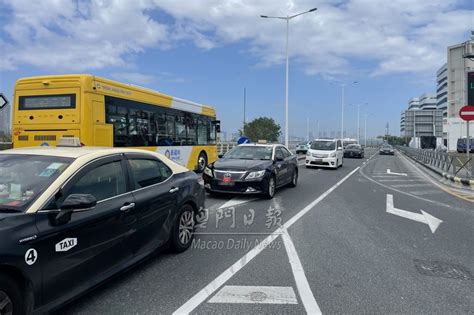 港珠澳口岸環形馬路增行車線 助疏導交通 澳門日報 今日時事 Cyberctm澳門no1人氣社區