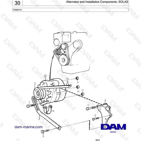 Spare Parts And Exploded Views For Volvo Penta Tamd A