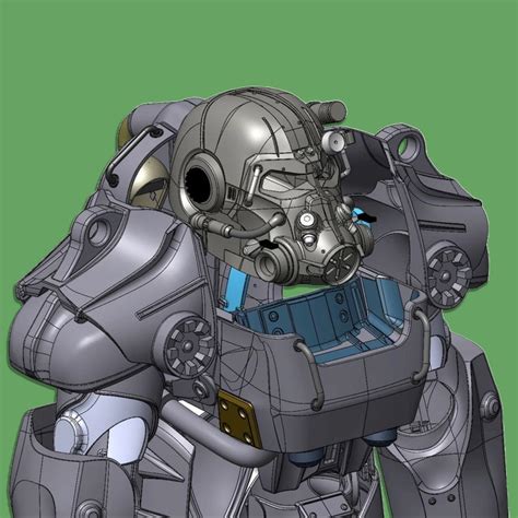 Fallout 4 Inspired T60 Full Size Power Armor Model For 3d Printing