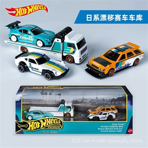 ชดโรงรถ Hot Wheels สกลองของขวญ รถโลหะผสม รถแขงดรฟทญปน