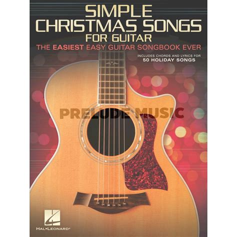 Simple christmas songs the easiest easy guitar songbook ever | BeeCost