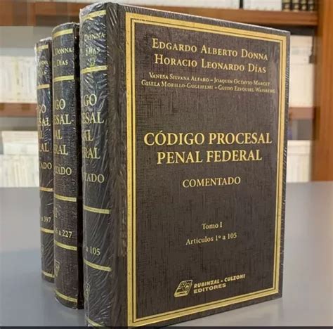 C Digo Procesal Penal Federal Comentado E Donna Env O Gratis