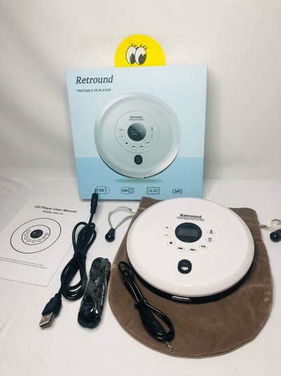 Portable Cd Player With Retround Headphone Cd Player With Oled Screen