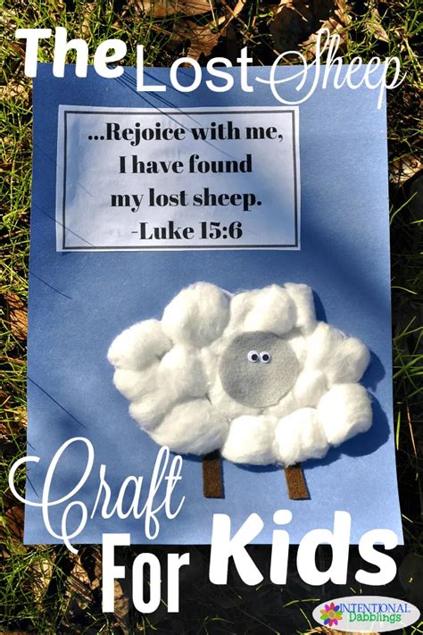 Parable Of The Lost Sheep Activities For Kids