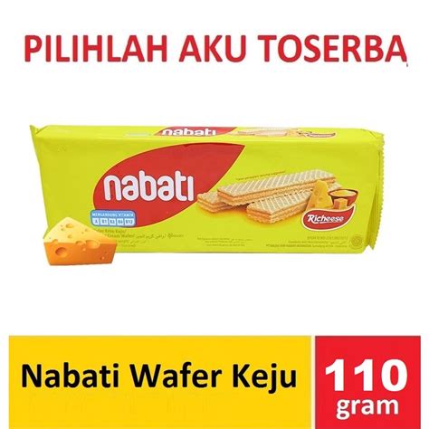 Jual Richeese Nabati Wafer Keju 110 Gr HARGA SATUAN Shopee Indonesia