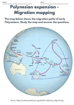 Polynesian Expansion - Migration Mapping by Mr Nic | TPT