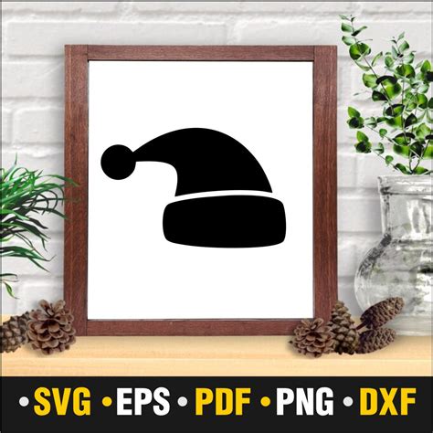 Santa Claus Hat SVG PDF PNG DXF EPS Only 2 MasterBundles